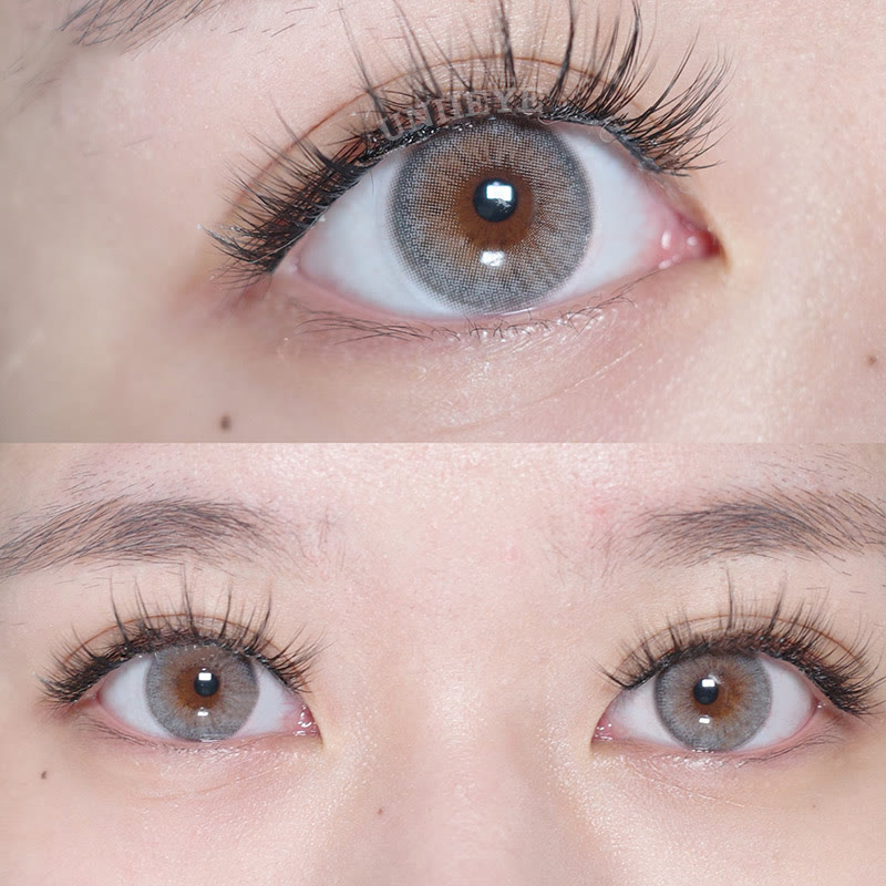 Uniieye Deepwater Zone Grey Prescription Colored Contact Lenses-UNIIEYE