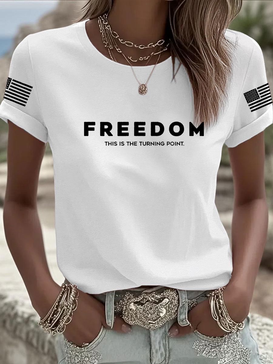 Women's Freedom Is Not Free This is the TP R.I.P C.K Short Sleeve T-shirt-America250