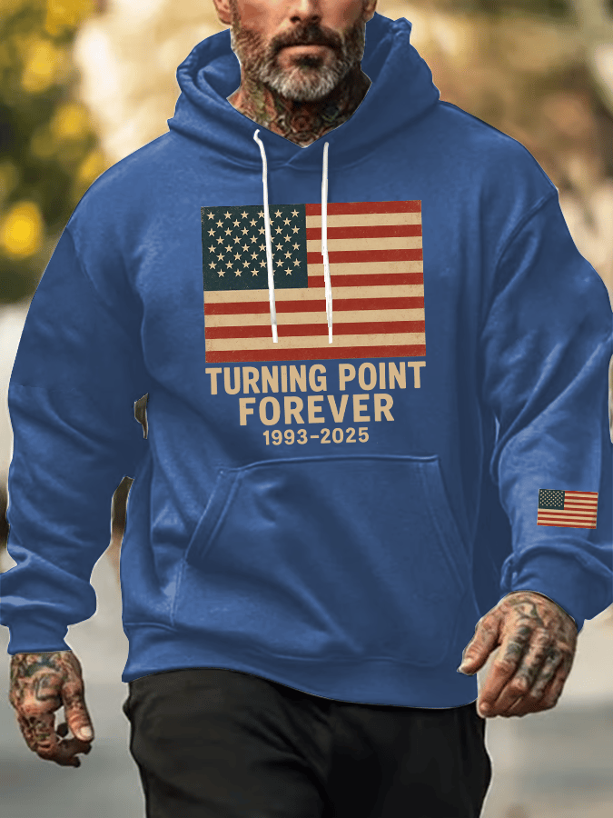 Men's Hot Print Hoodie-America250