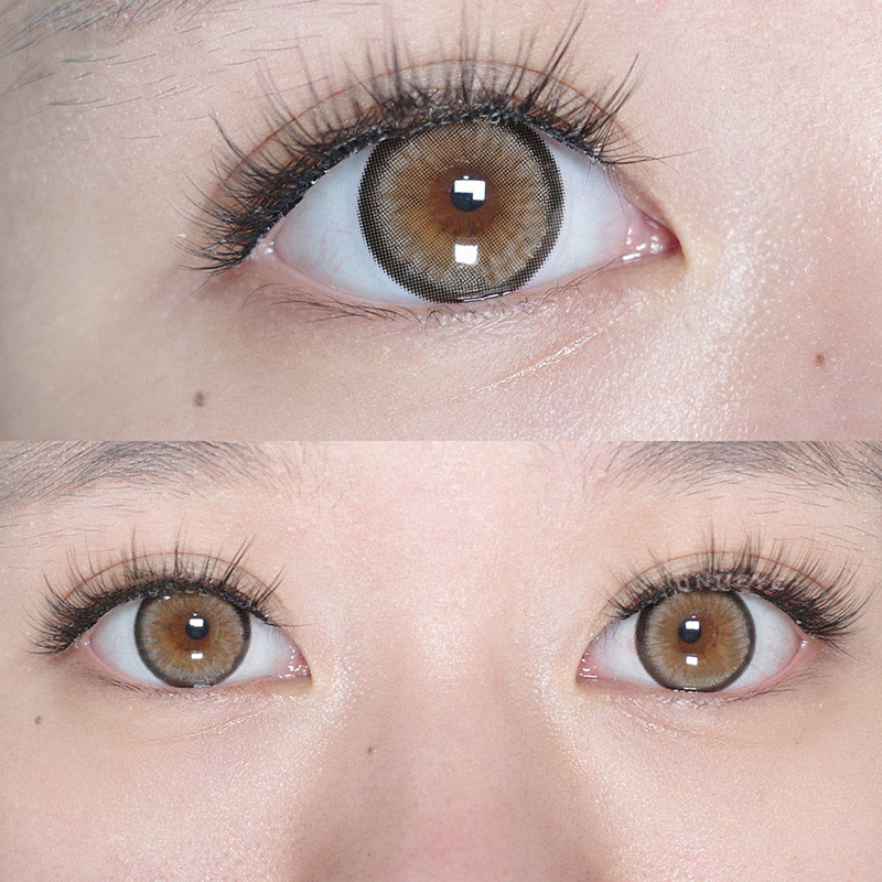 Uniieye Norko Brown Prescription Colored Contact Lenses