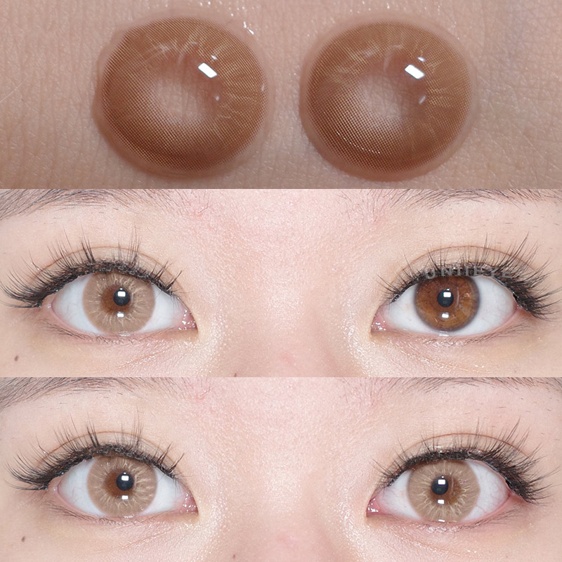Uniieye Eros Brown Prescription Colored Contact Lenses