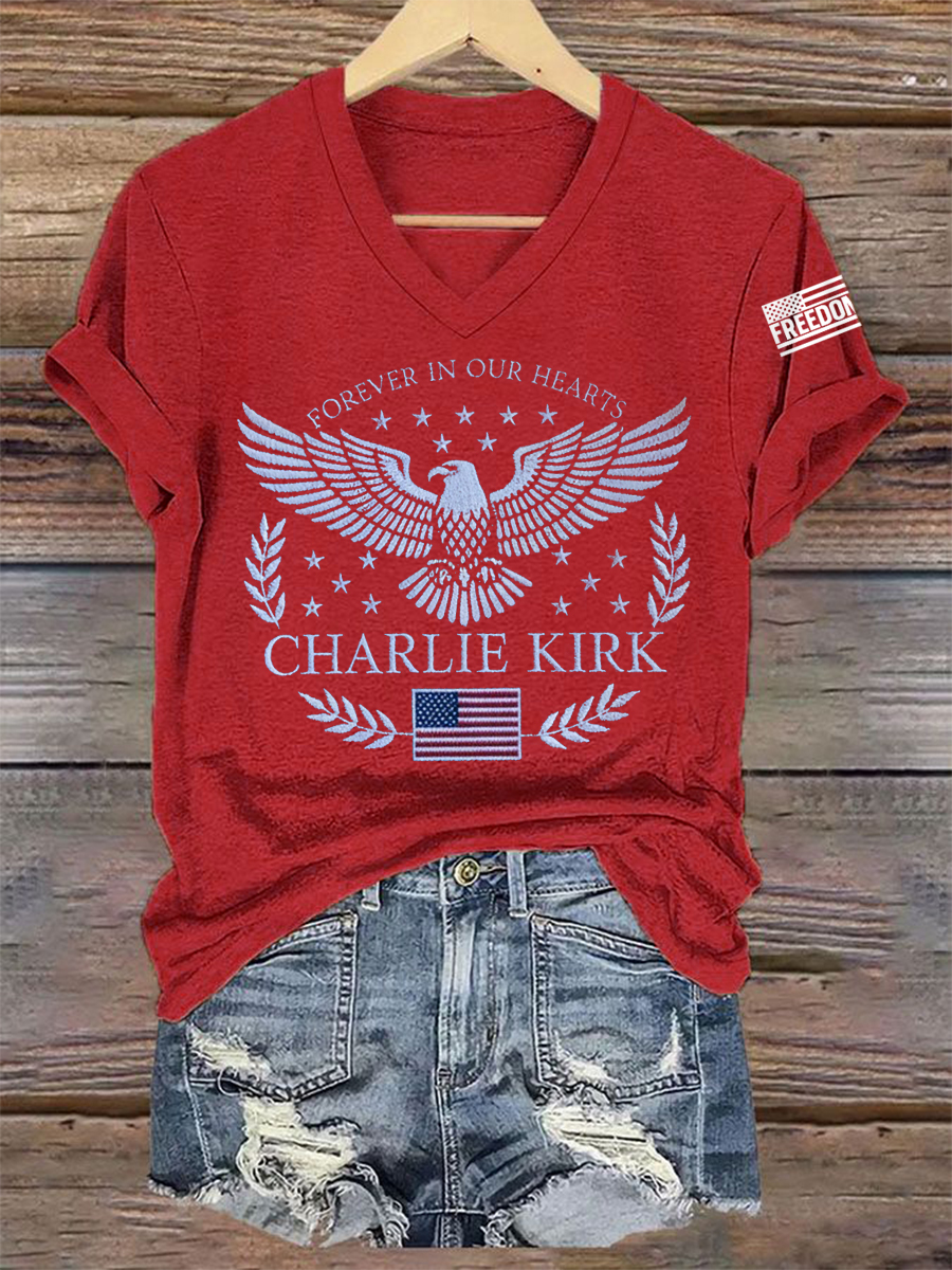 Women's Forever In Our Heart R.I.P C.K Tee-America250