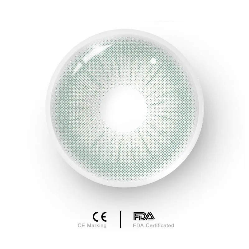 Uniieye Rome Times Green Prescription Colored Contact Lenses