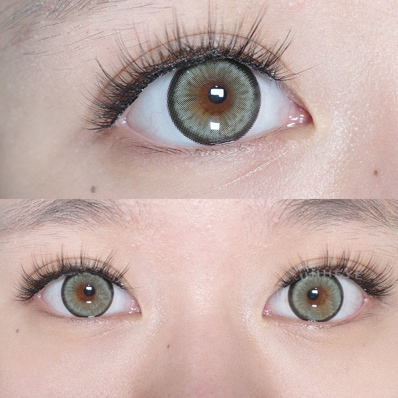 Uniieye Norko Green Prescription Colored Contact Lenses