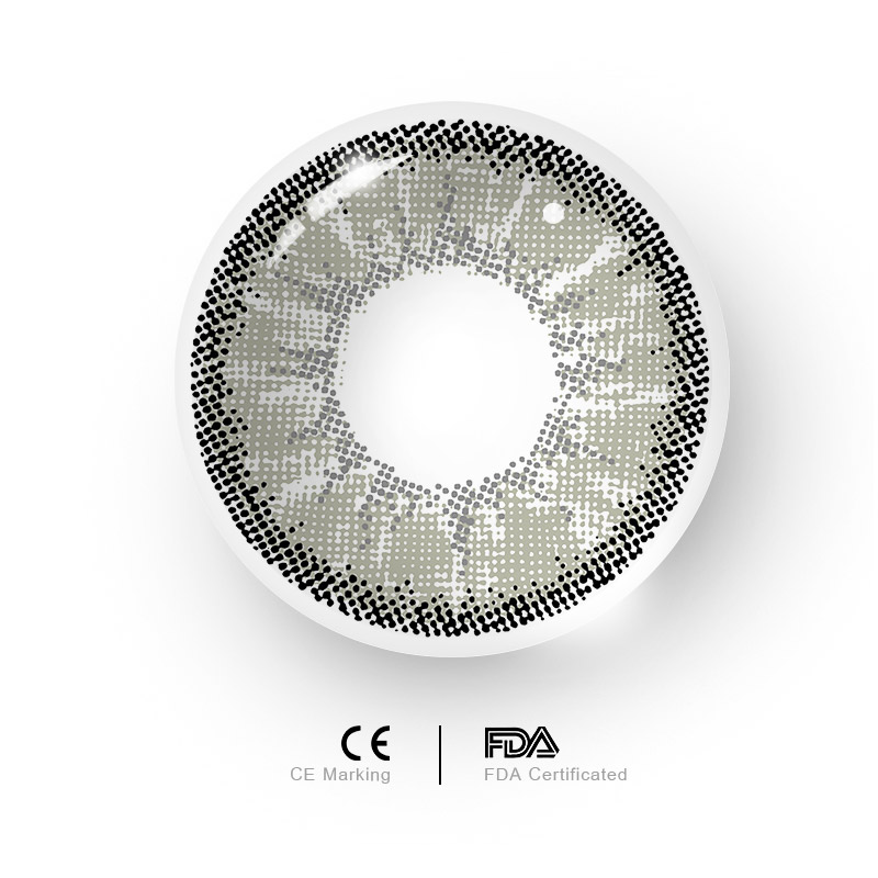 Uniieye Magic Hour II Vika Grey Prescription Men Colored Contact Lenses