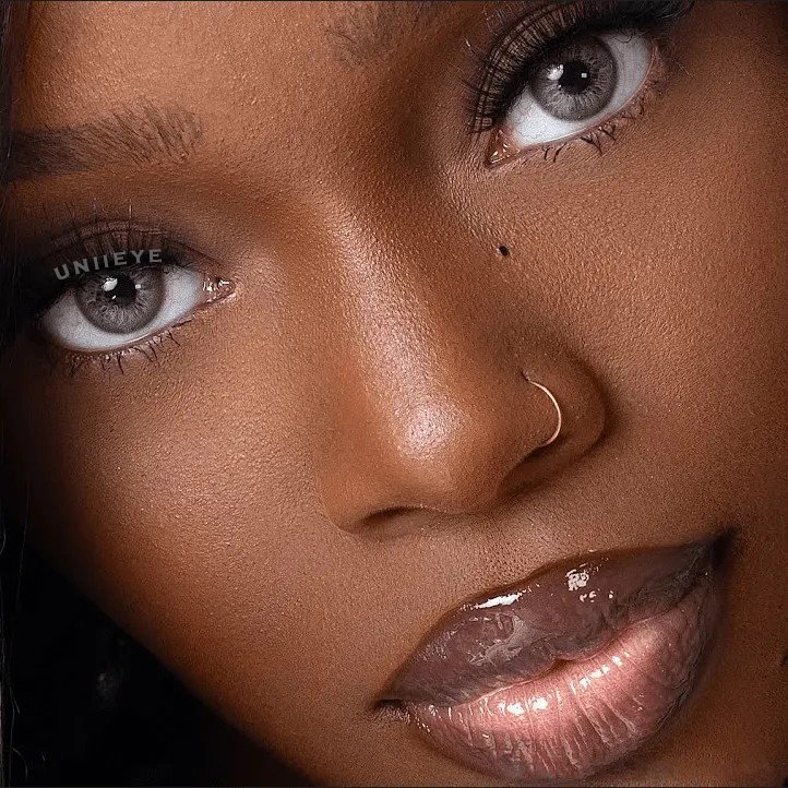 Uniieye Unspoken Mirage Brown Prescription Colored Contact Lenses