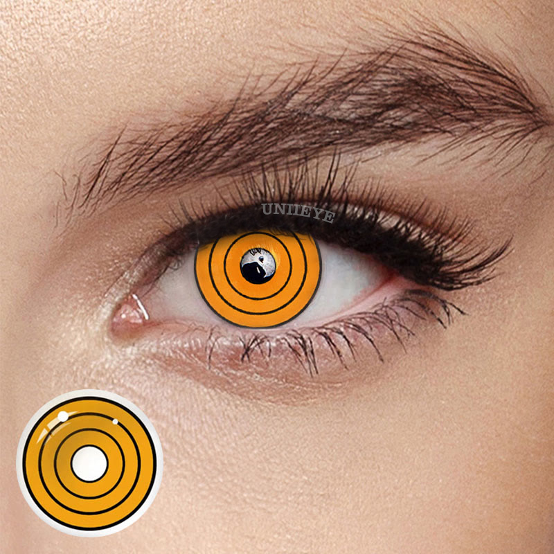 Uniieye Blind Makima Yellow Cosplay Colored Contact Lenses-UNIIEYE