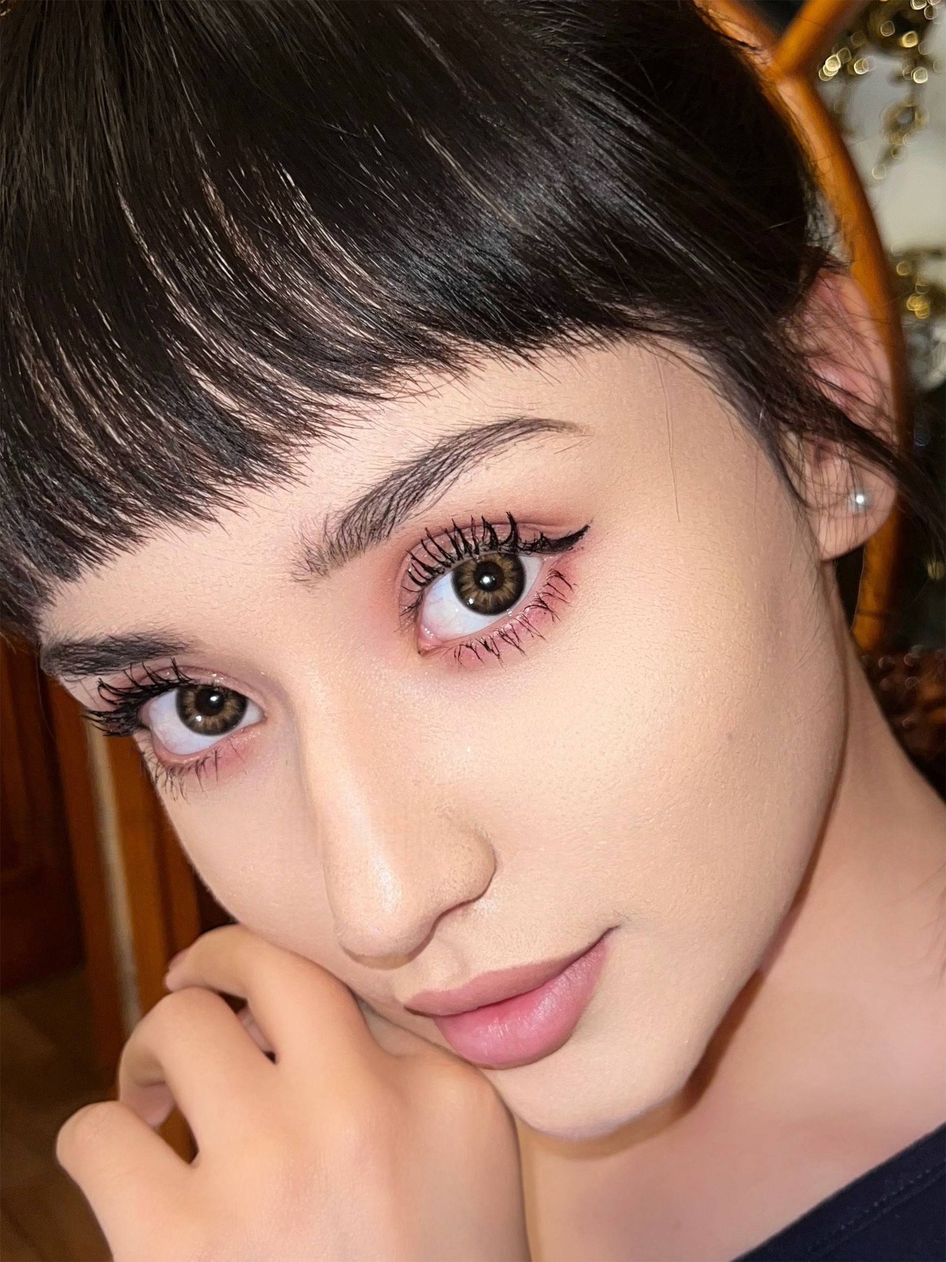 Uniieye Molly Black Colored Contact Lenses | 1 Year