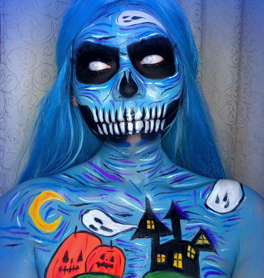 Uniieye Grey Block Halloween Cosplay Colored Contact Lenses | 1 Year