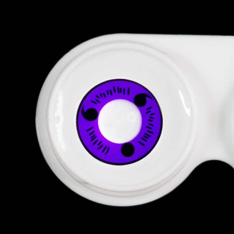 Uniieye Sasuke Uchiha Halloween Cosplay Colored Contact Lenses | 1 Year