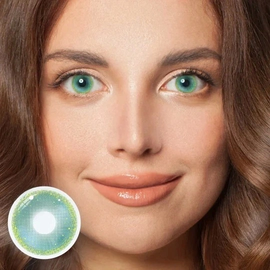 Uniieye City of Stars Green Colored Contact Lenses | 1 Year