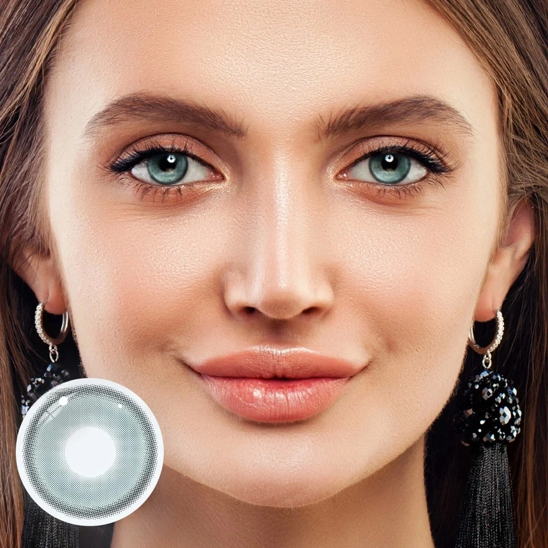 Uniieye Dolce Green Prescription Colored Contact Lenses | 1 Year