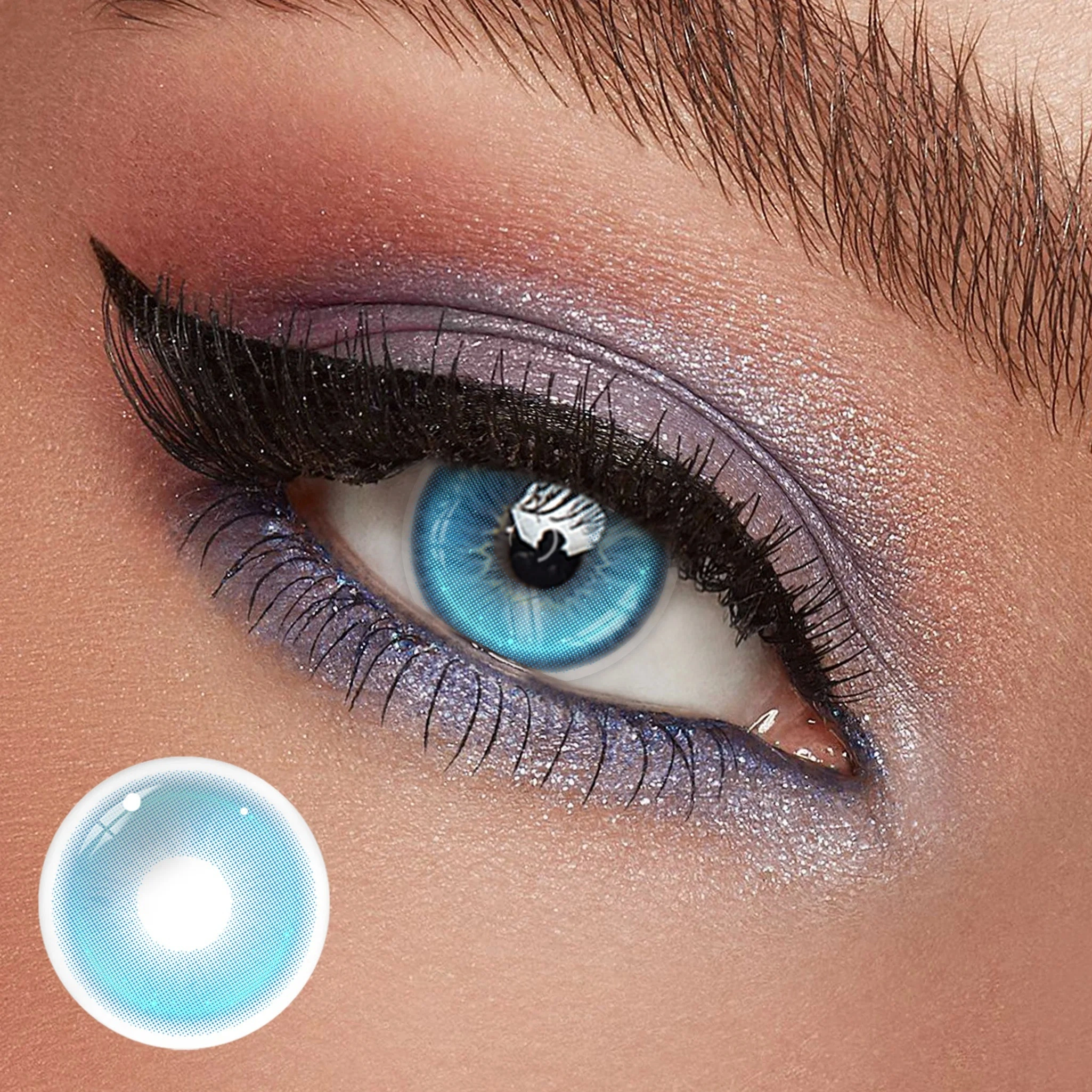 Uniieye California Blue Colored Contact Lenses | 1 Year