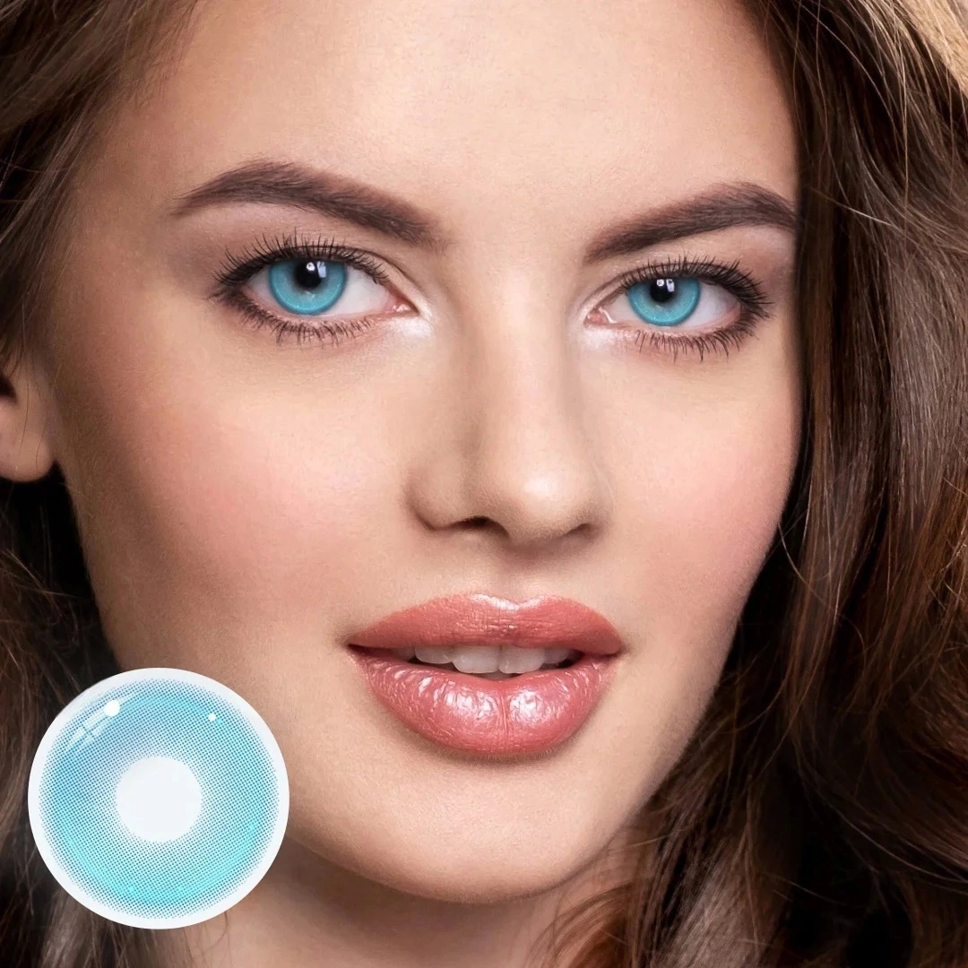 Uniieye California Blue Colored Contact Lenses | 1 Year
