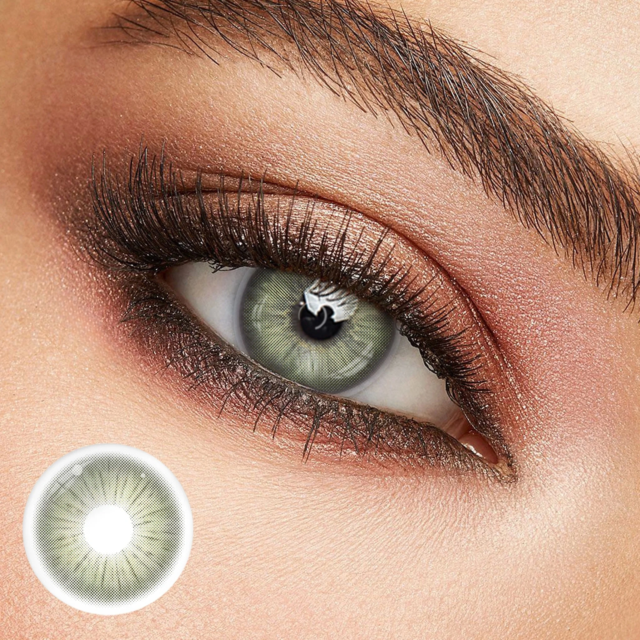 Uniieye Coco Light Oliver Prescription Colored Contact Lenses | 1 Year