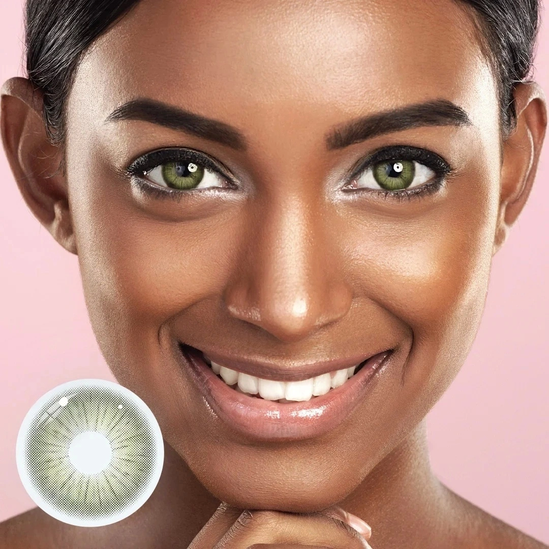 Uniieye Coco Light Oliver Prescription Colored Contact Lenses | 1 Year