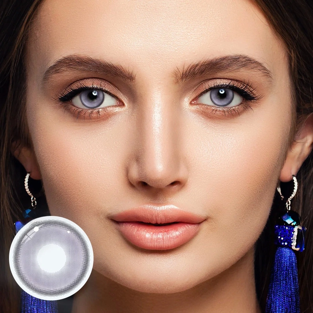 Uniieye Dolce Violet Prescription Colored Contact Lenses | 1 Year