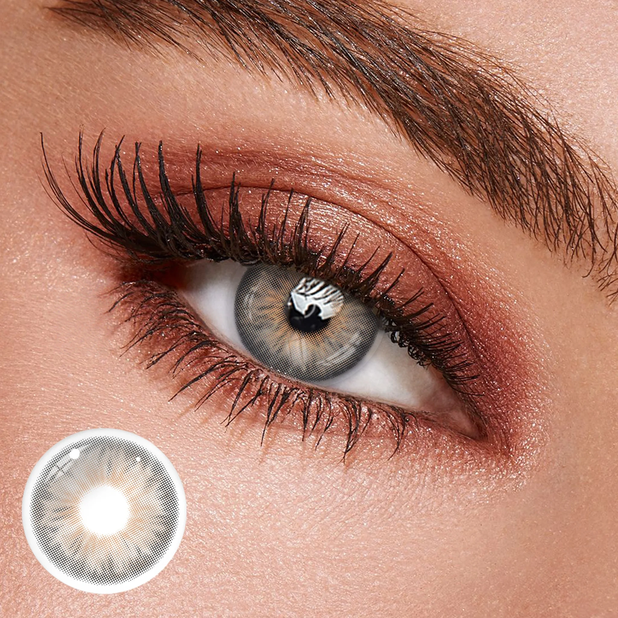 Uniieye Siri Brown Prescription Colored Contact Lenses | 1 Year