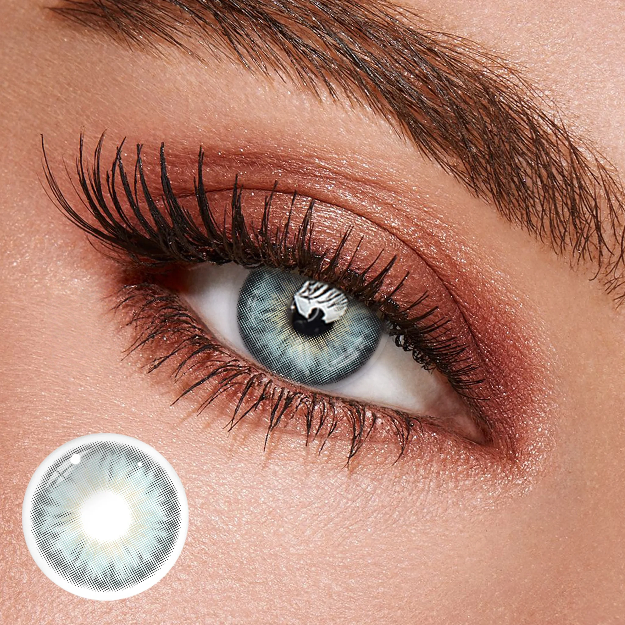 Uniieye Siri Green Prescription Colored Contact Lenses | 1 Year