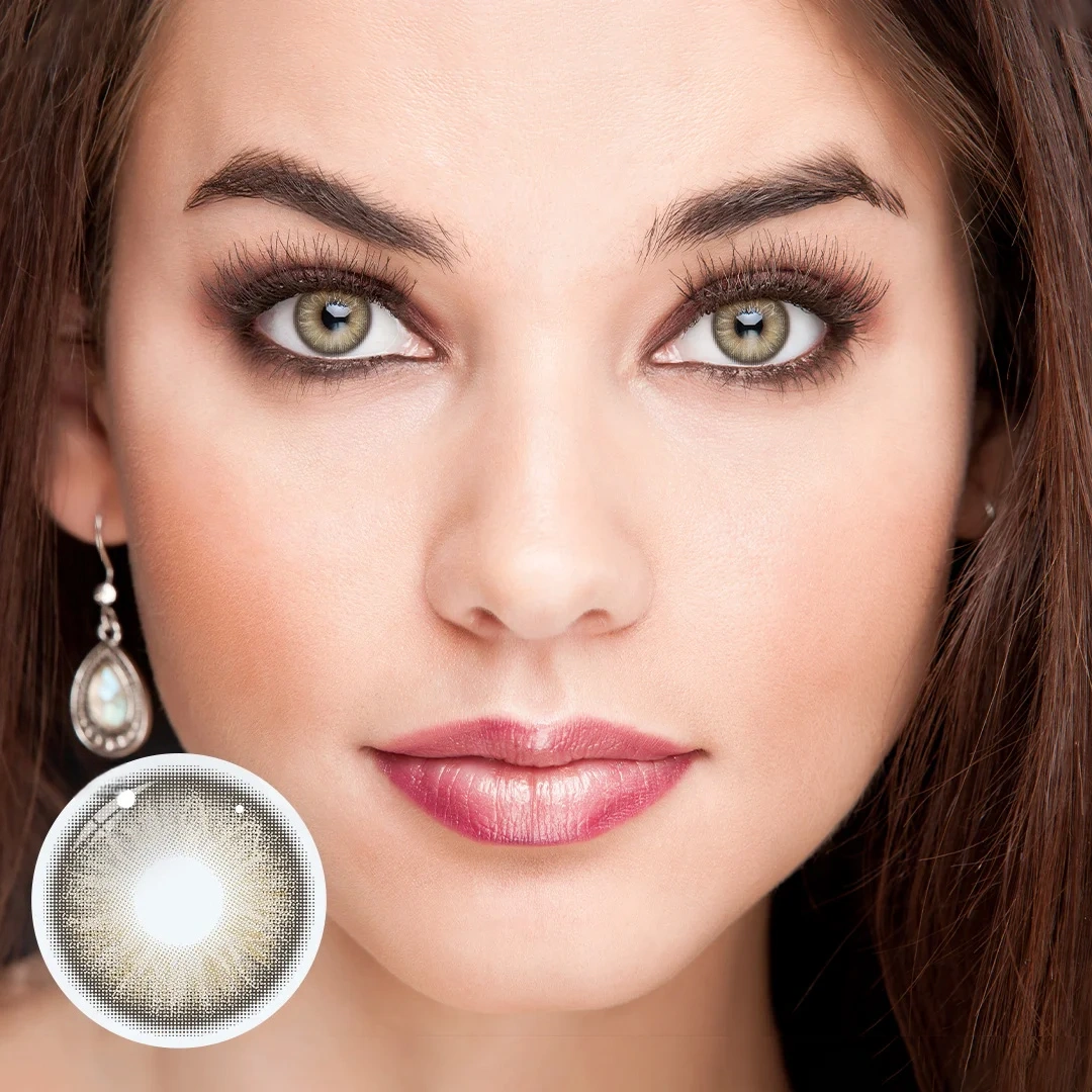 Uniieye Nirvana Brown Prescription Colored Contact Lenses | 1 Year