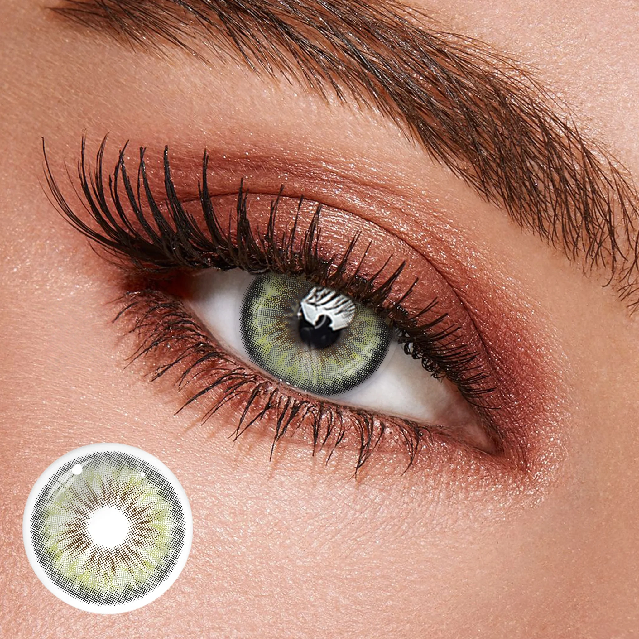 Uniieye Manhattan Oliver Colored Contact Lenses | 1 Year