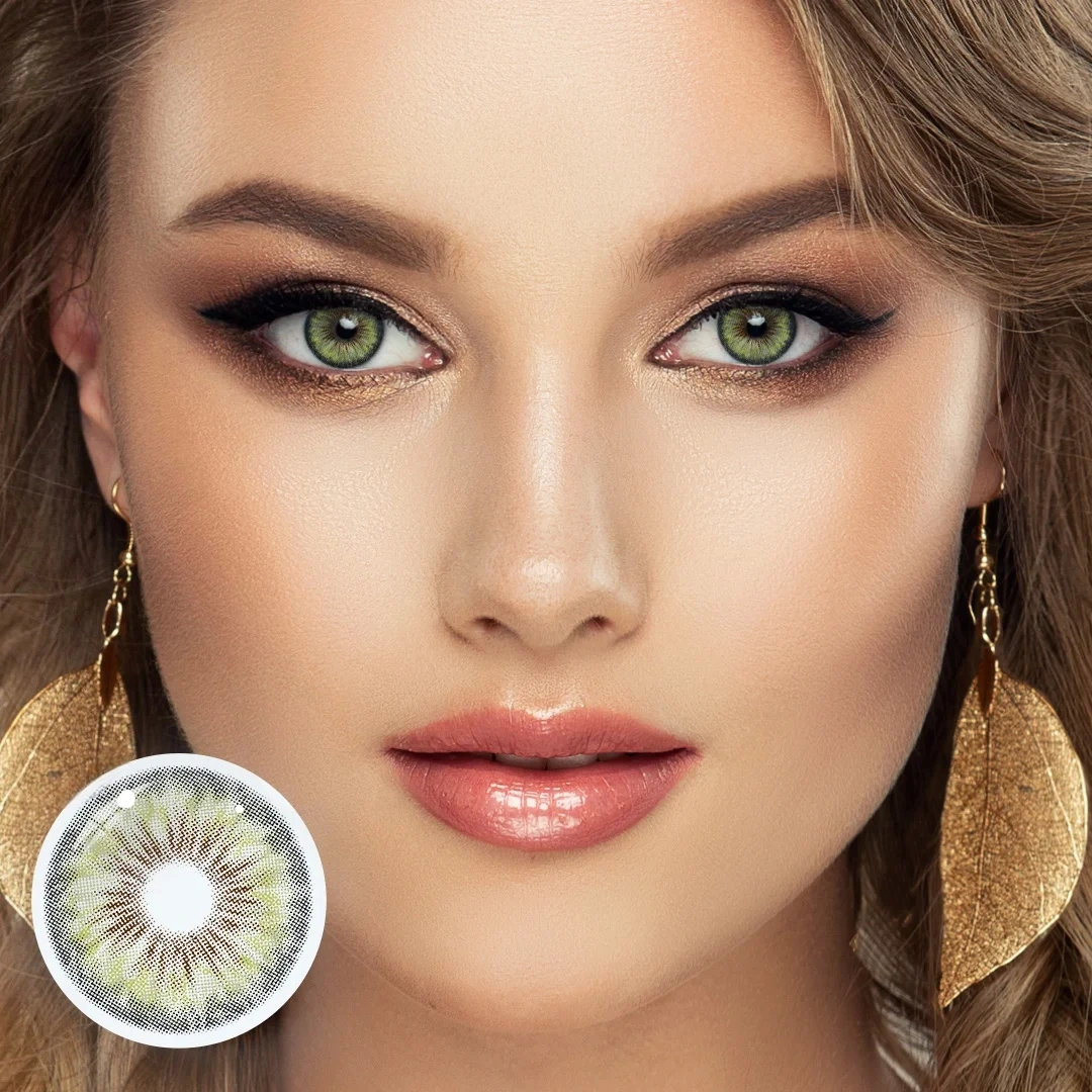 Uniieye Manhattan Oliver Colored Contact Lenses | 1 Year