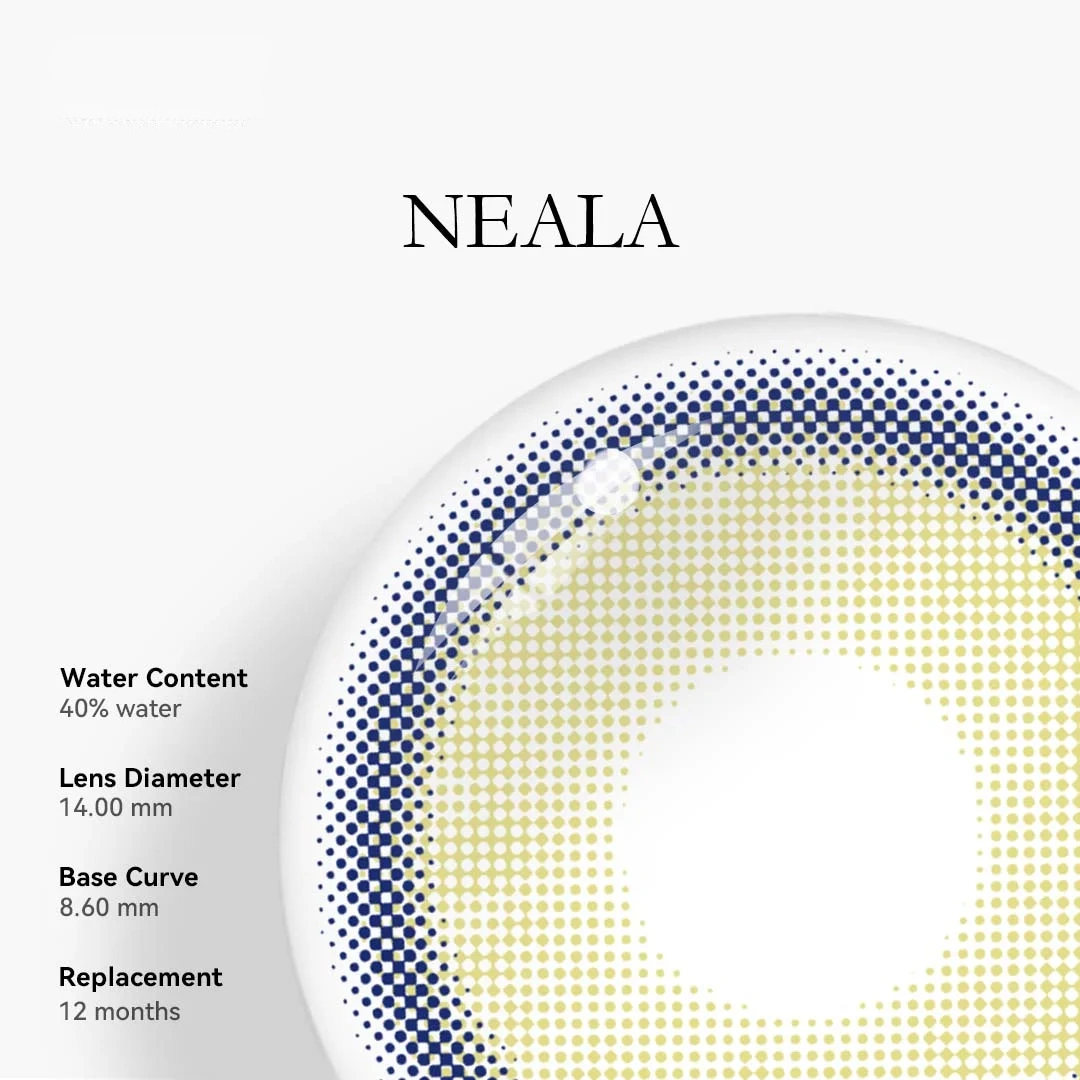 Uniieye Neala Green Colored Contact Lenses | 1 Year