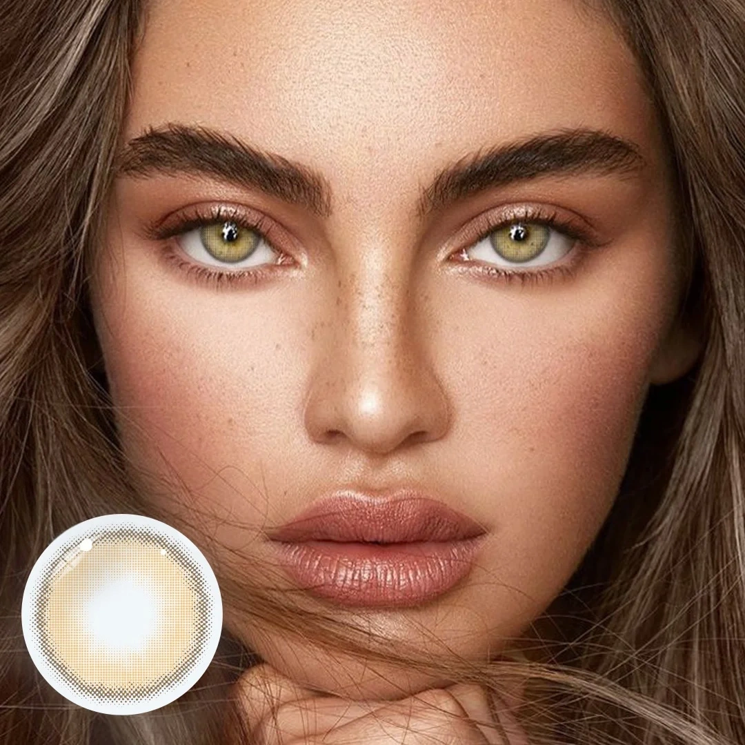 Uniieye Rainbow Yellow Colored Contact Lenses | 1 Year