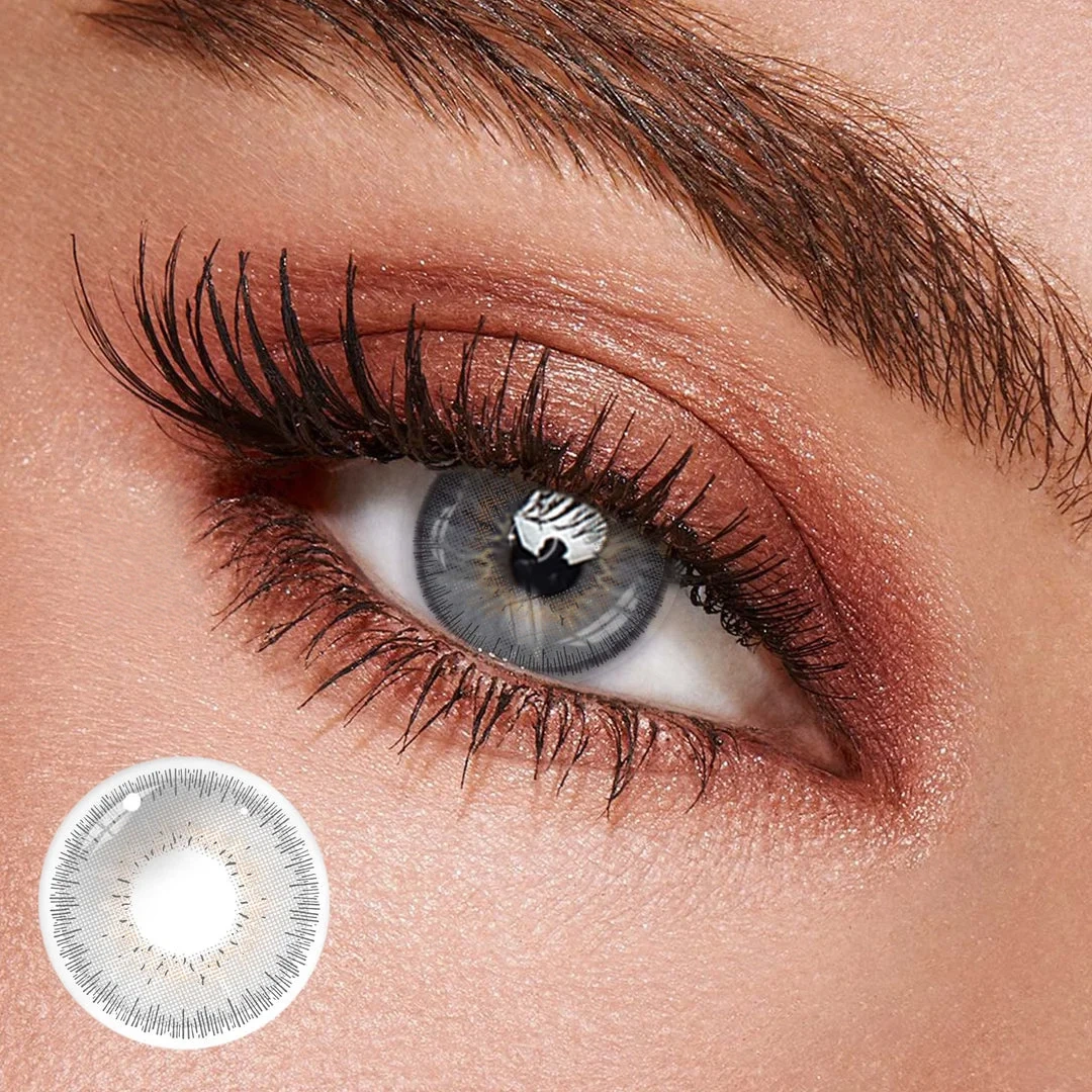 Uniieye Smoky Smokey Grey Colored Contact Lenses | 1 Year