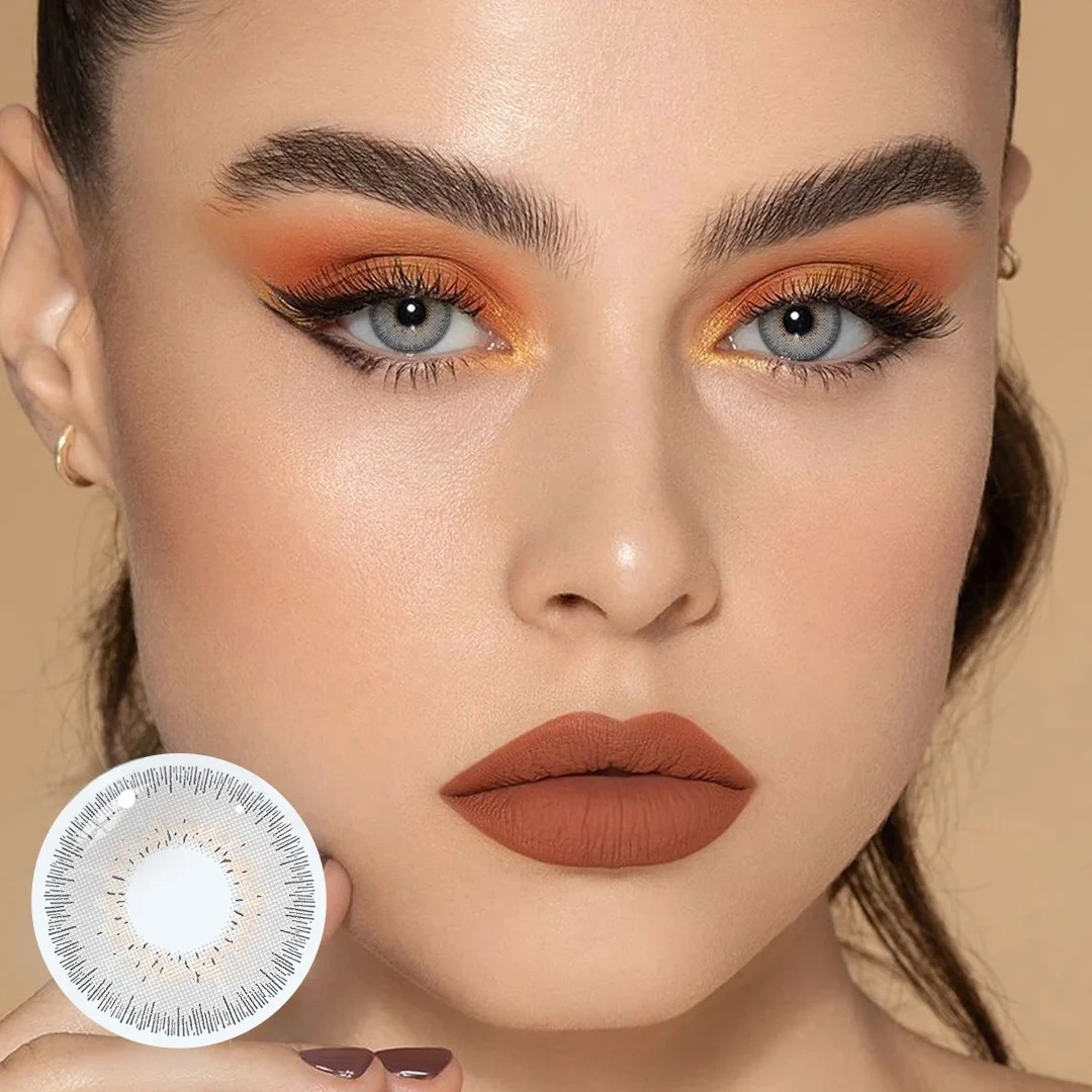 Uniieye Smoky Smokey Grey Colored Contact Lenses | 1 Year