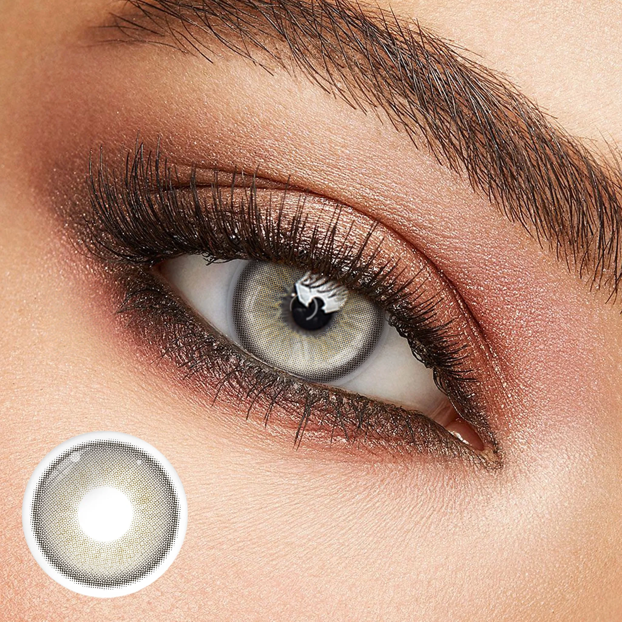 Uniieye Eden Brown Colored Contact Lenses | 1 Year
