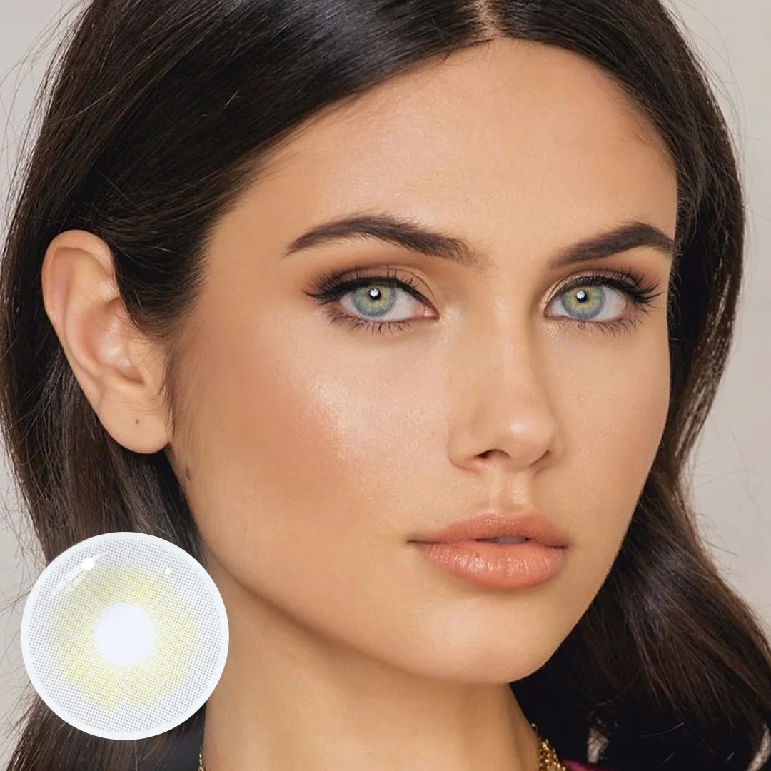 Uniieye Hidrocor Quartzo Grey Colored Contact Lenses | 1 Year