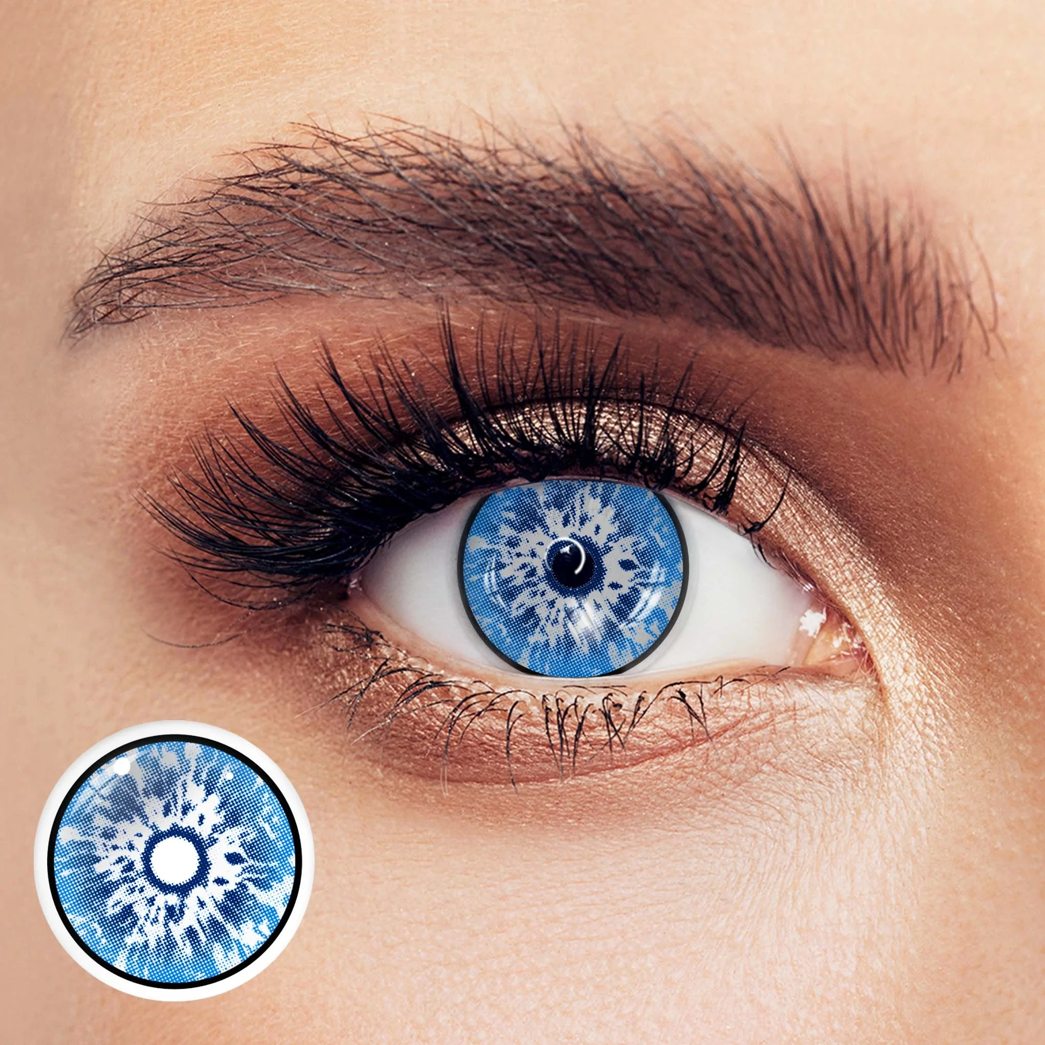 Uniieye Gojo Blue Colored Contact Lenses | 1 Year