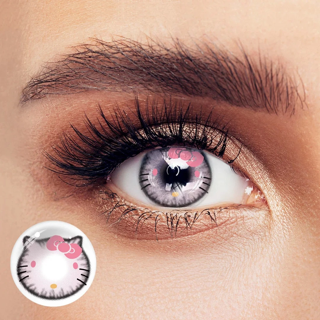 Uniieye Hello Kitty Colored Contact Lenses | 1 Year
