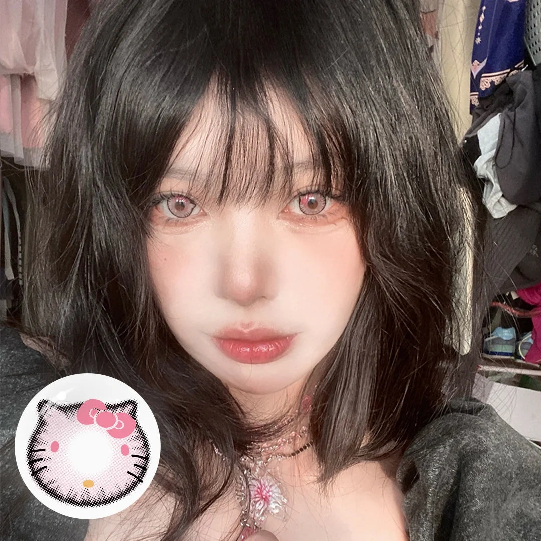 Uniieye Hello Kitty Colored Contact Lenses | 1 Year
