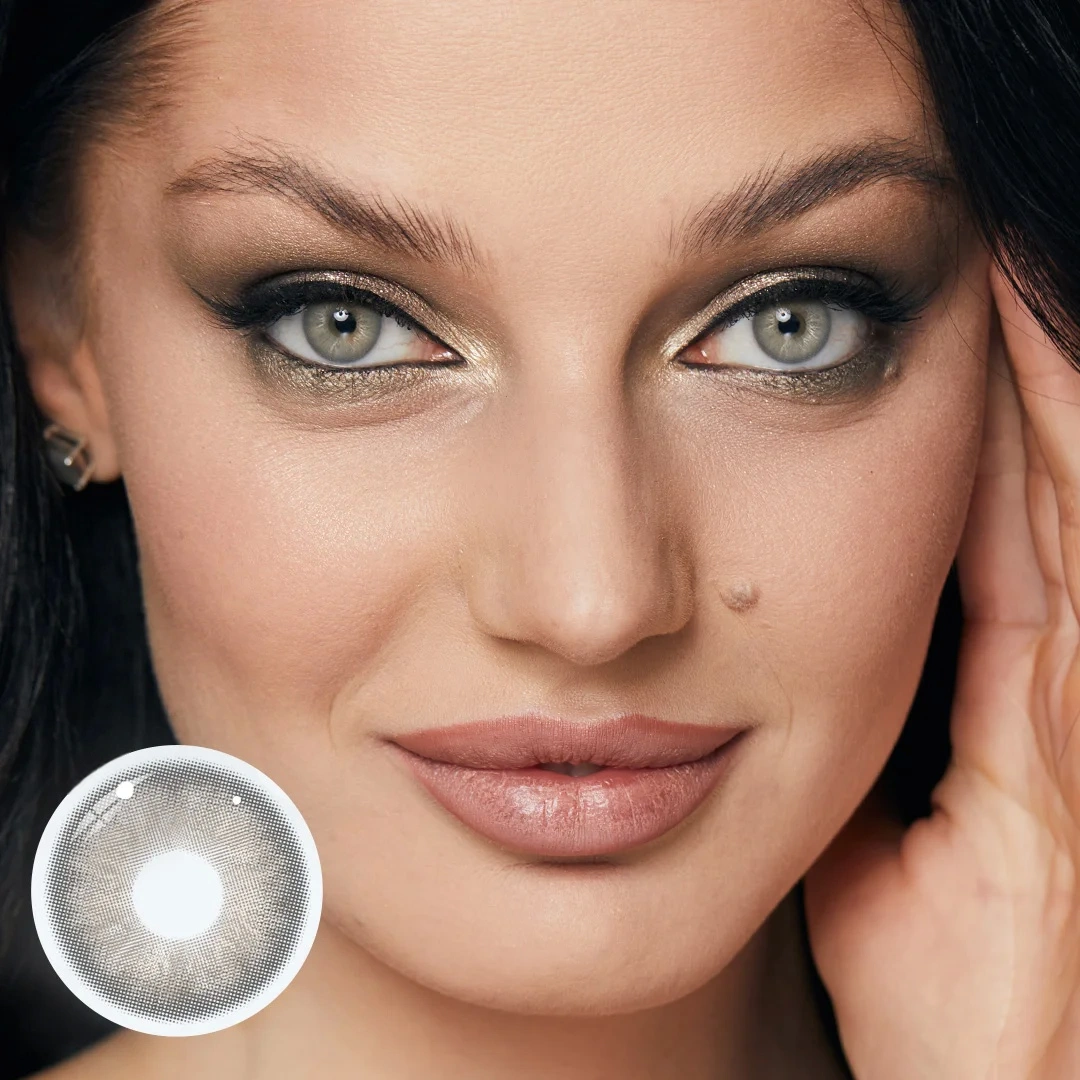 Uniieye Maya Grey Colored Contact Lenses | 1 Year