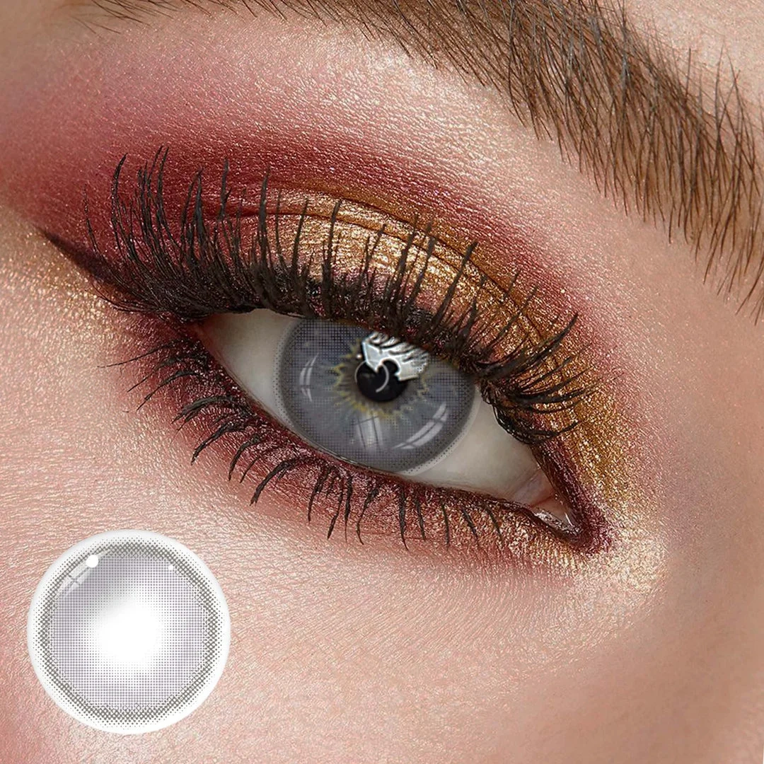 Uniieye Rainbow Gray Colored Contact Lenses | 1 Year
