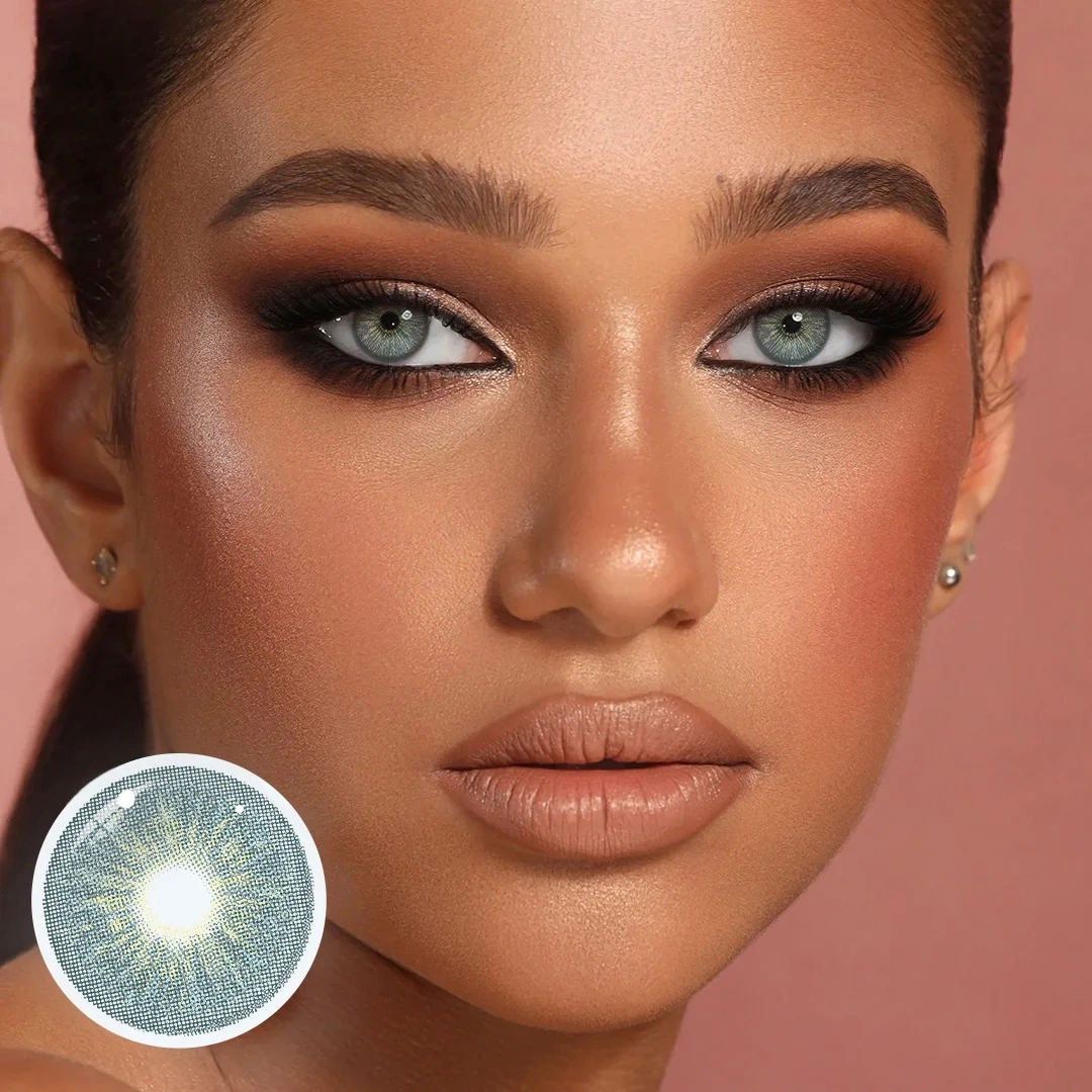 Uniieye Manhattan Green Colored Contact Lenses | 1 Year