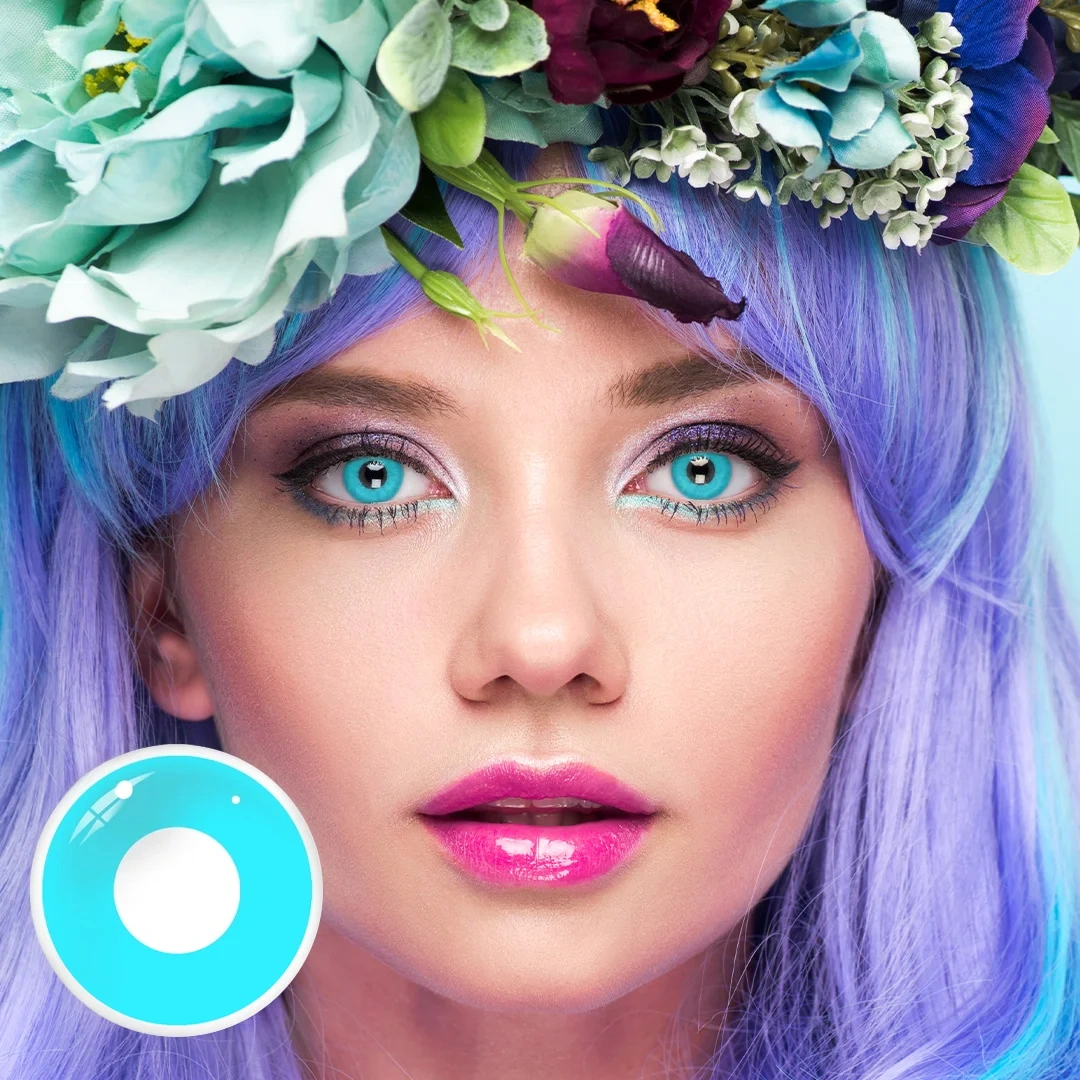 Uniieye Blue Block Halloween Cosplay Colored Contact Lenses | 1 Year