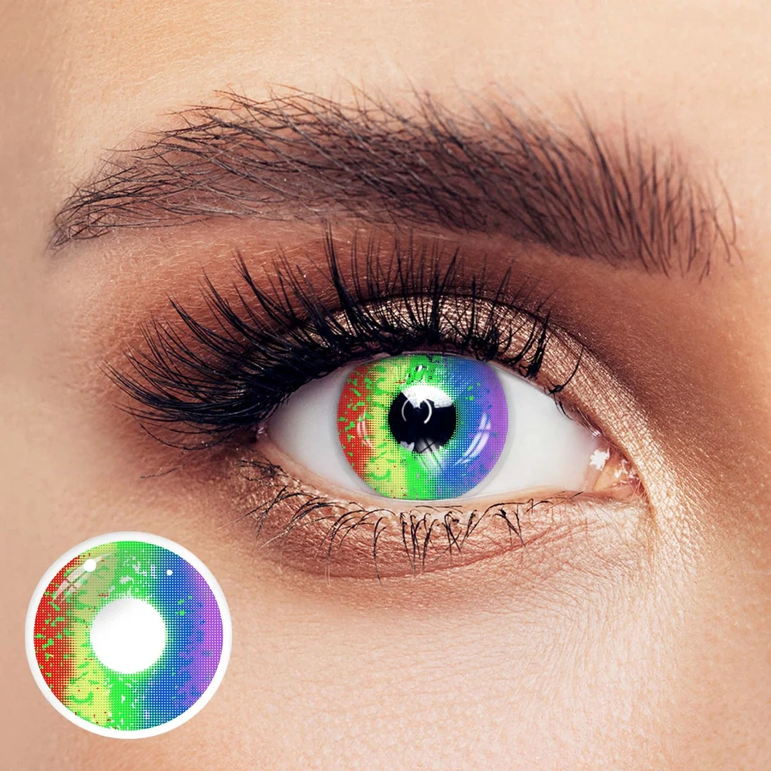 Uniieye Pride Day Halloween Cosplay Colored Contact Lenses | 1 Year