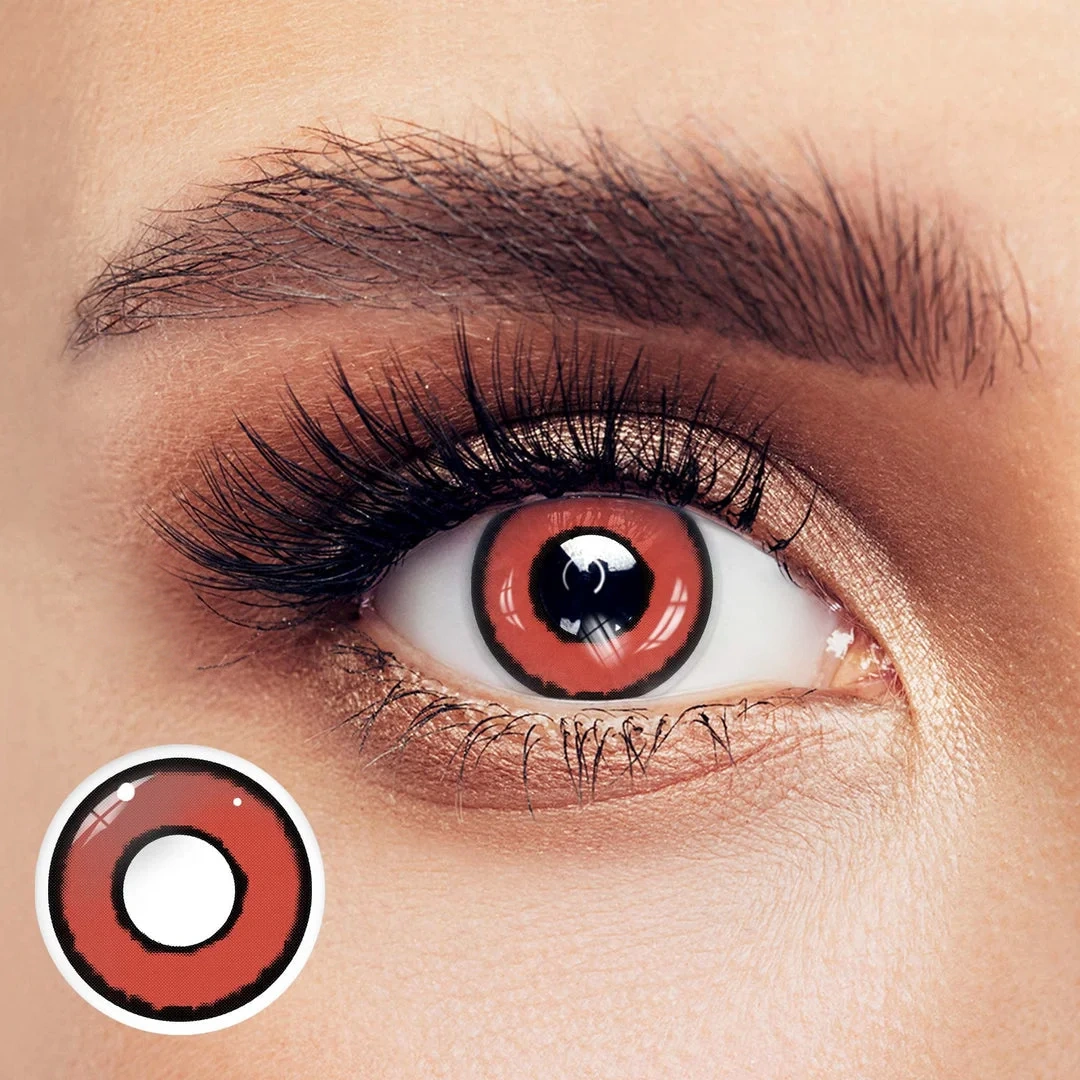 Uniieye Voldemort Red Halloween Cosplay Colored Contact Lenses | 1 Year