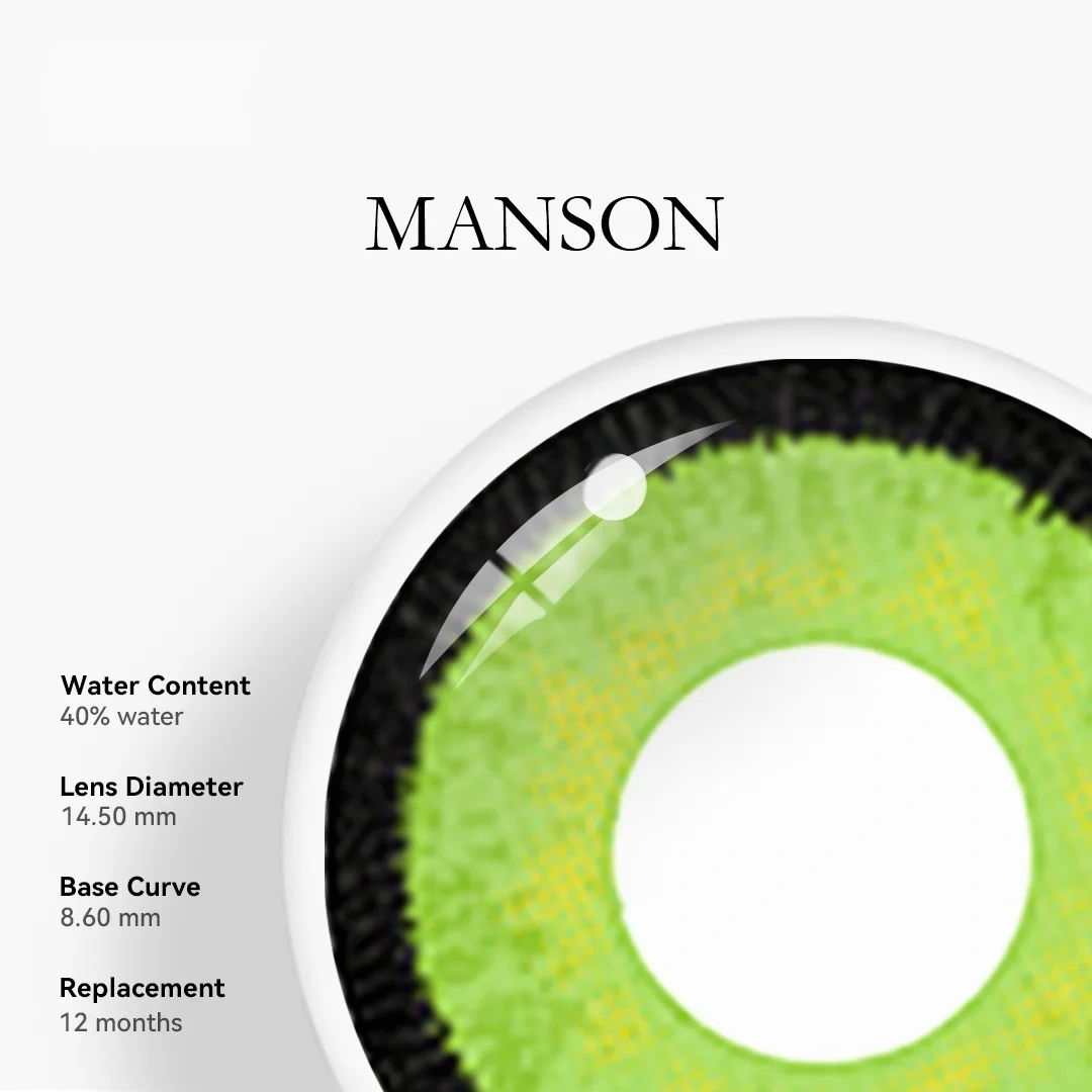 Uniieye Forest Manson Halloween Cosplay Colored Contact Lenses | 1 Year