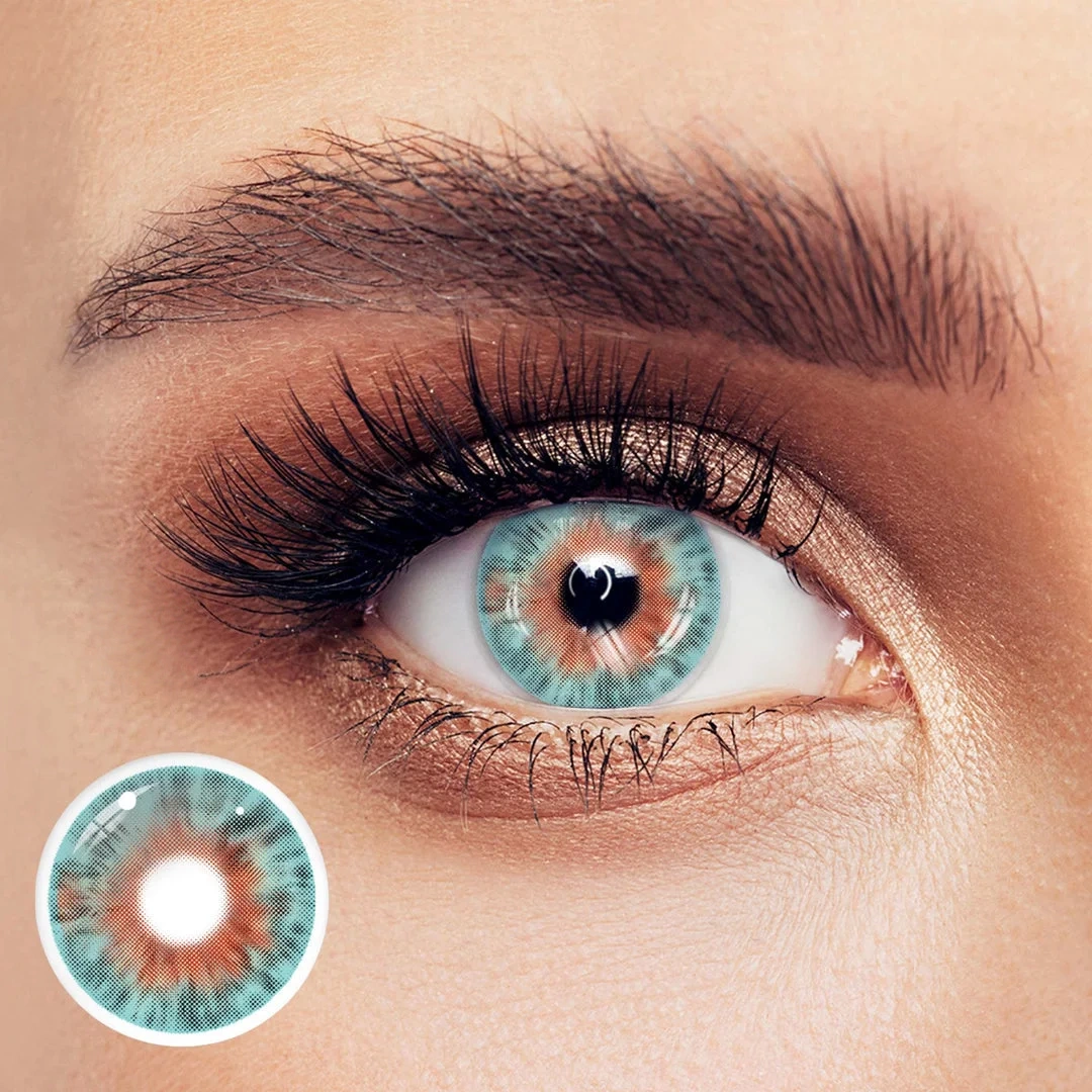 Uniieye Marie Antoinette Blue Halloween Cosplay Colored Contact Lenses | 1 Year