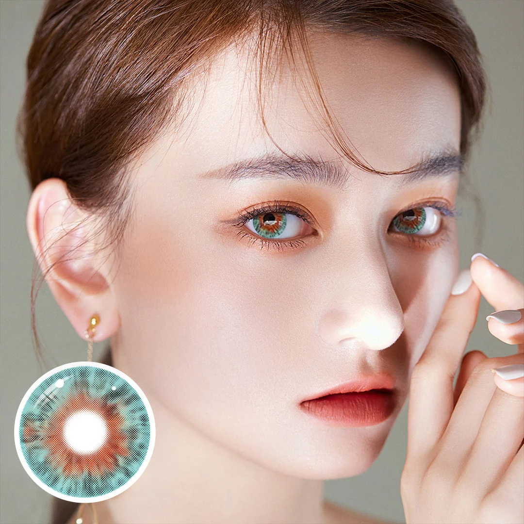 Uniieye Marie Antoinette Blue Halloween Cosplay Colored Contact Lenses | 1 Year