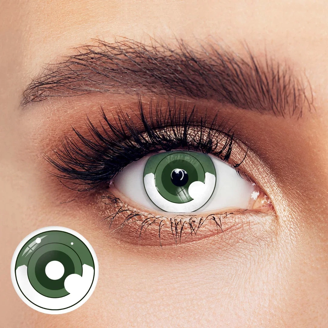 Uniieye Hashibira Inosuke Prescription Halloween Cosplay Colored Contact Lenses | 1 Year