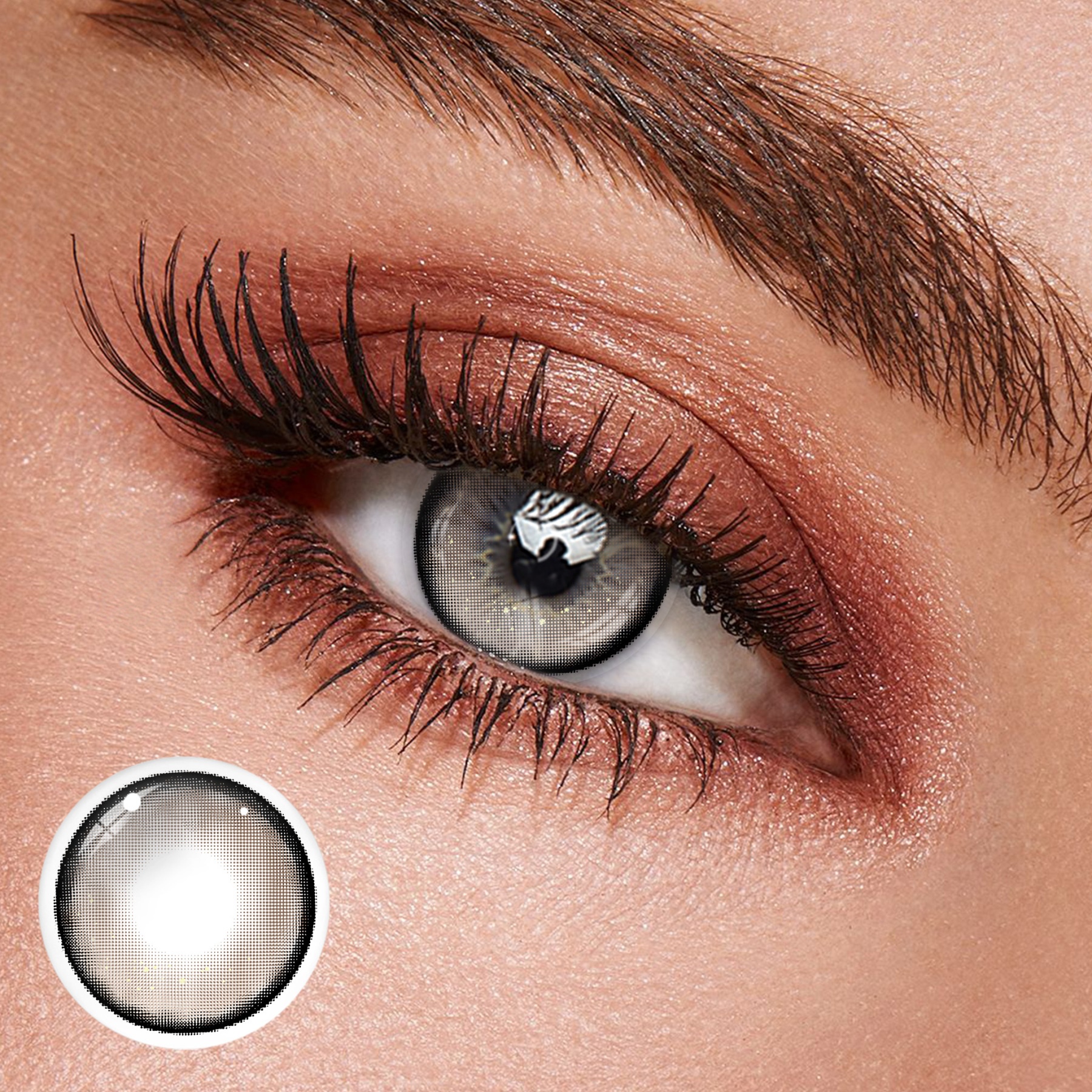 Uniieye Milk Coffee Colored Contact Lenses | 1 Year