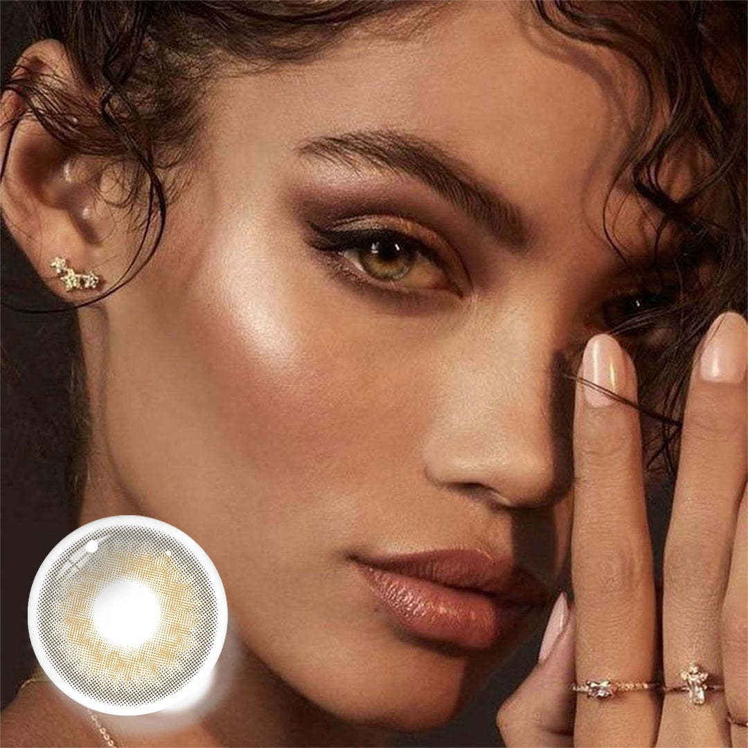 Uniieye Wildcat Julia Brown Colored Contact Lenses | 1 Year