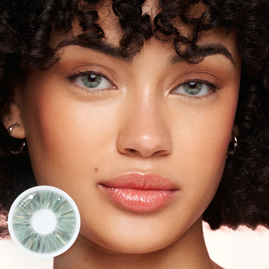 Uniieye New York Green Colored Contact Lenses | 1 Year
