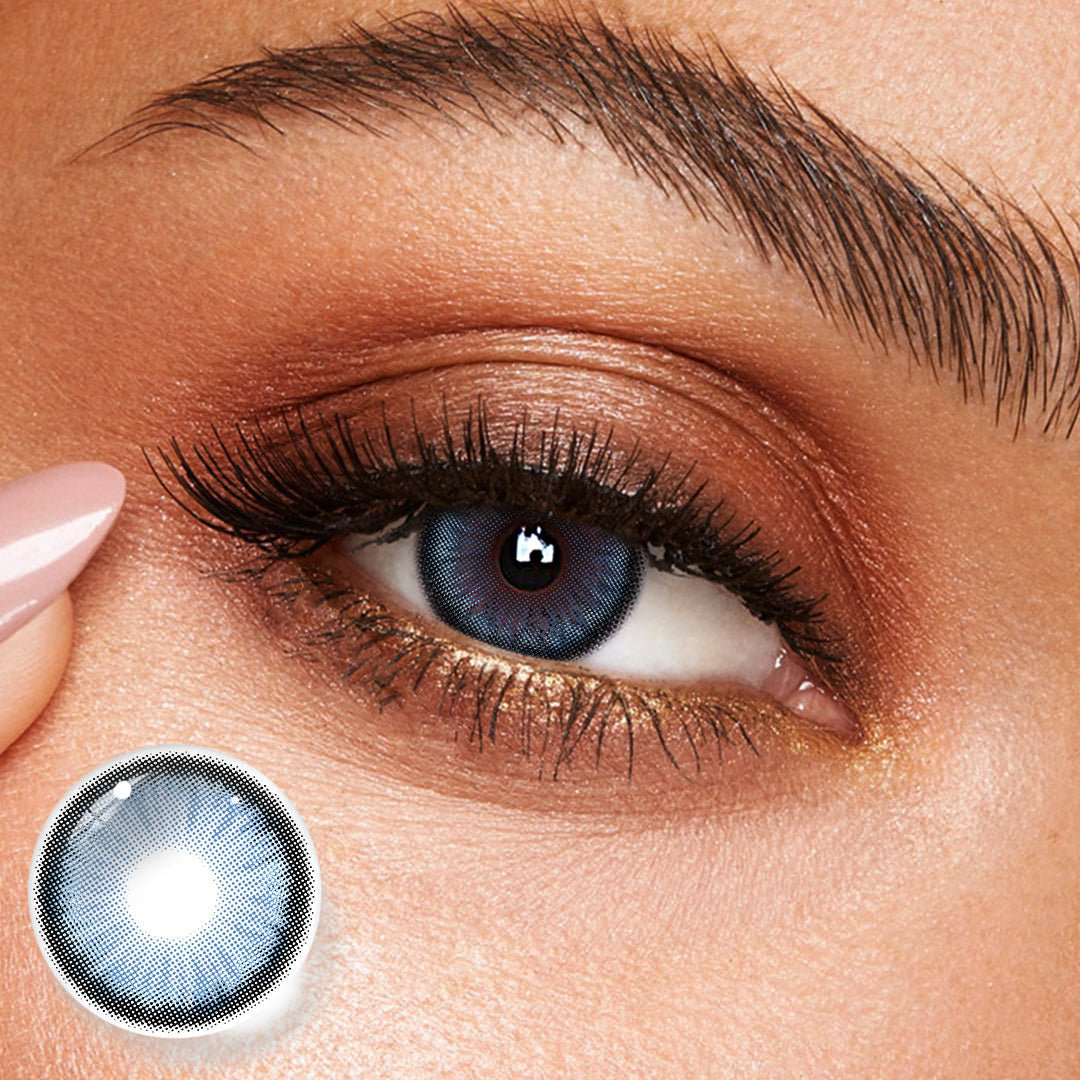 Dawn Blue Colored Contact Lenses