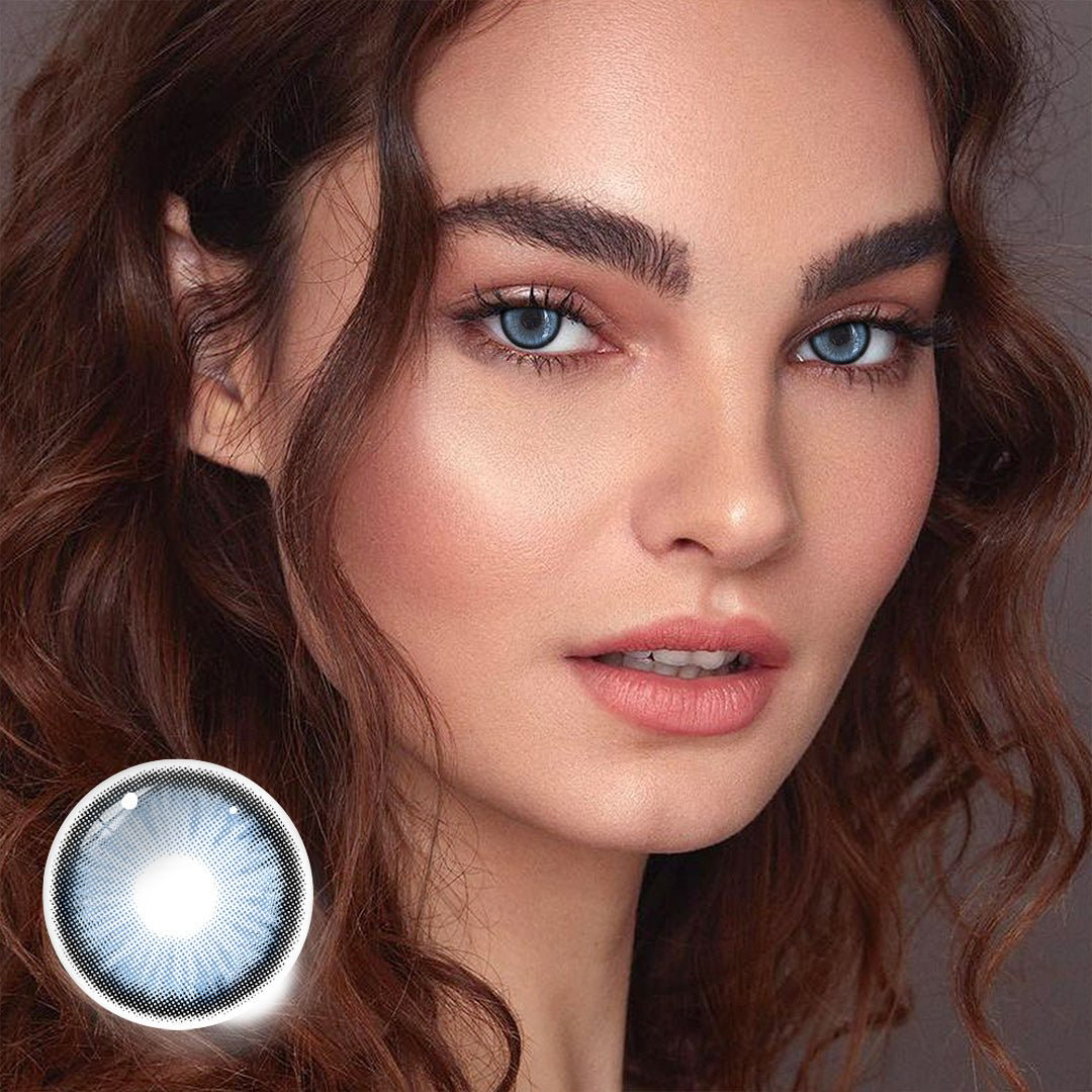 Dawn Blue Colored Contact Lenses